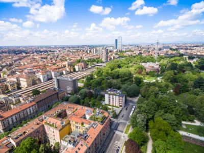 aerial-view-of-sempione-park-in-milan-italy-PTDPET4